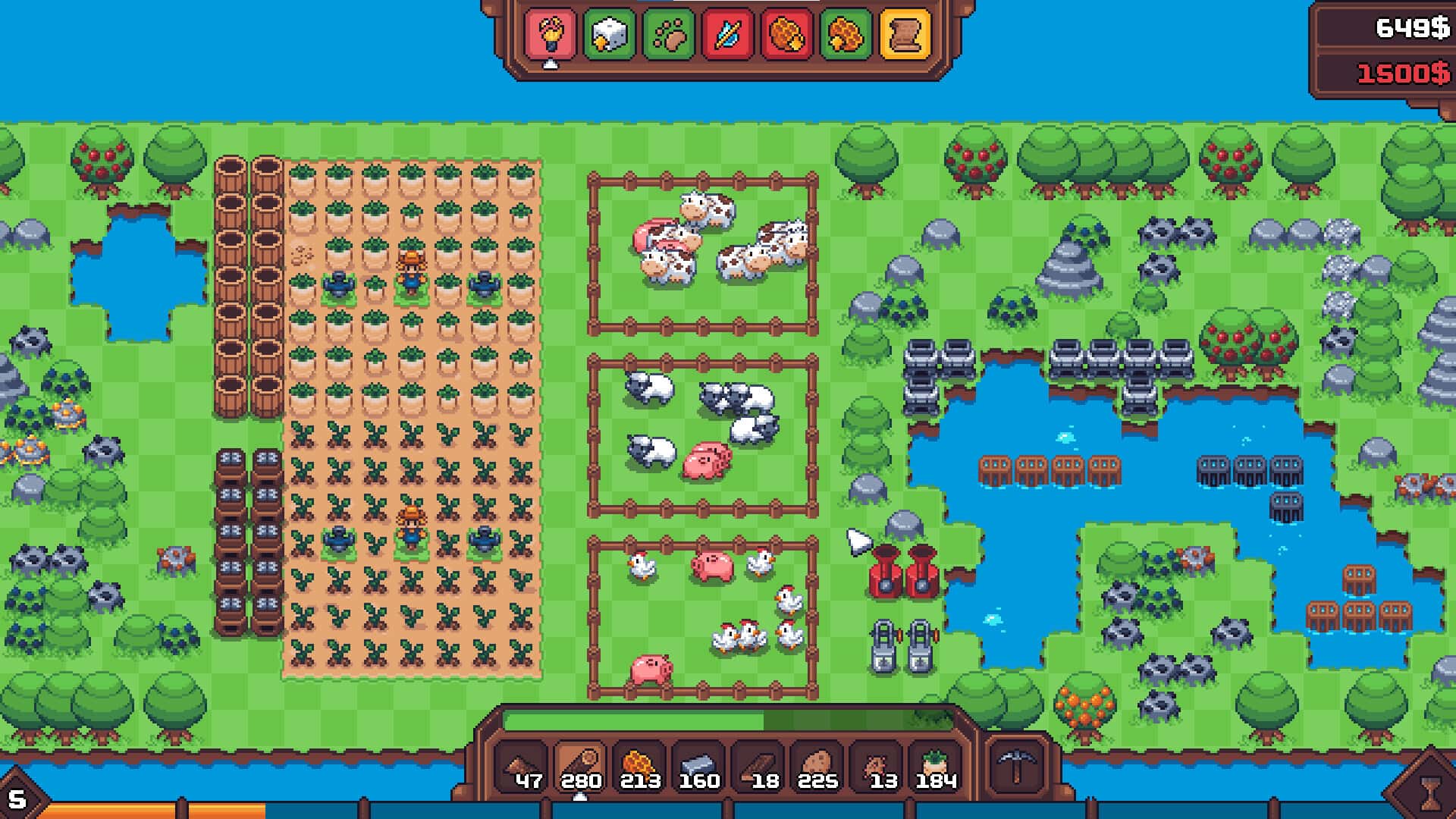 STEAM学习 另一个肉鸽农场 Another Farm Roguelike Rebirth 中文版 160M封面